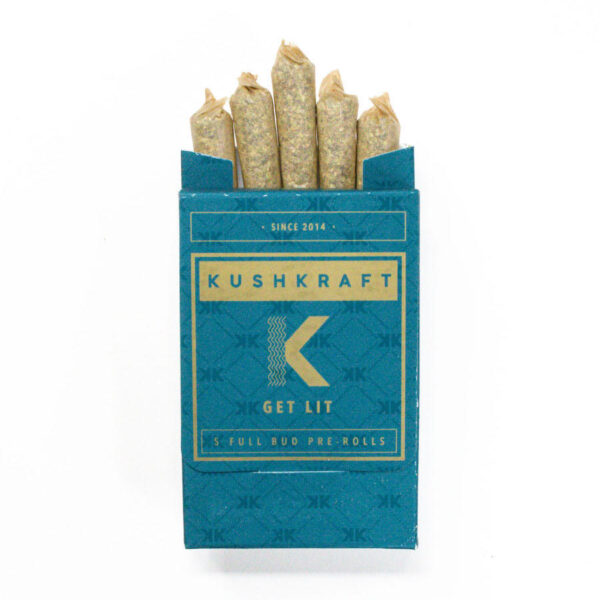 Paquet de 5 joints préroulés hybrides Kushkraft