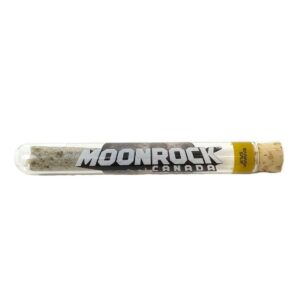 1 gramme de Moon Rocket pré-roulé en saveur de banane fendue