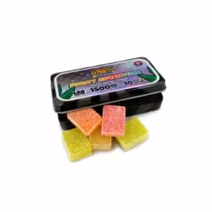 golden monkey extracts packaging and gummies fruity adventure flavour with 1500mg