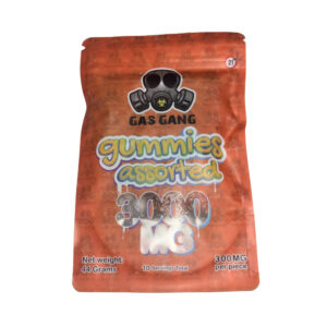 Paquet de Gas Gang 3000mg THC Gummies en saveurs assorties