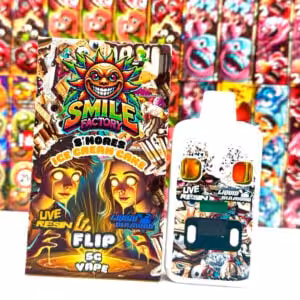 smile factory dual vape pen in smores and ice cream cake flavours