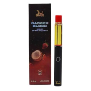 Extraits de D9 2,2 mg de vape de D9 2,2 mg en saveur de sang de blaireau